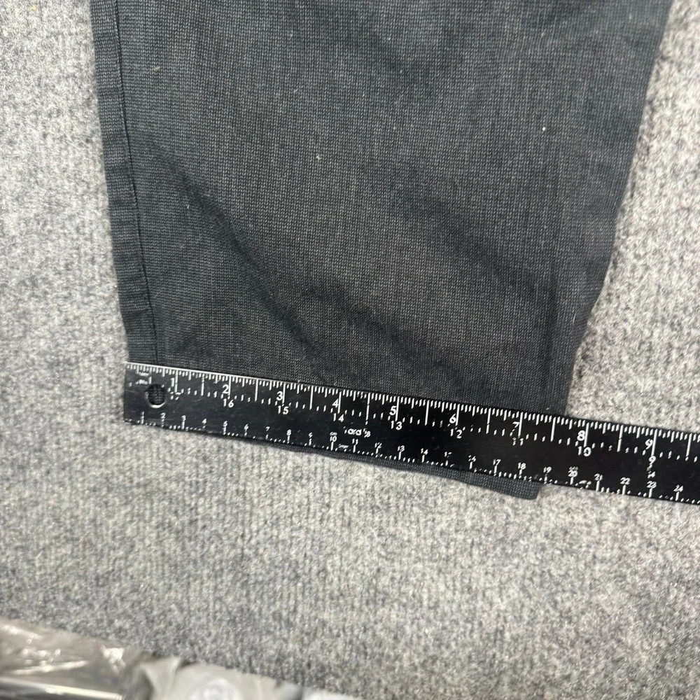 Gap Pants Mens Size 38x32 Dark Gray Slim Fit Casual Chino Textured Cotton Blend